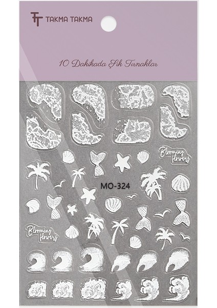 STC-MO-324 - Beyaz Yaz Emoji Yapışkanlı Sticker fiyatları