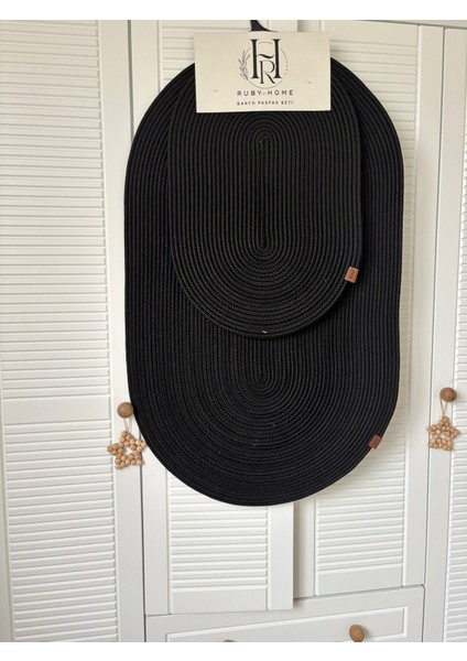 Jüt Hasır Banyo Takımı ,banyo Paspas Takımı ,paspas