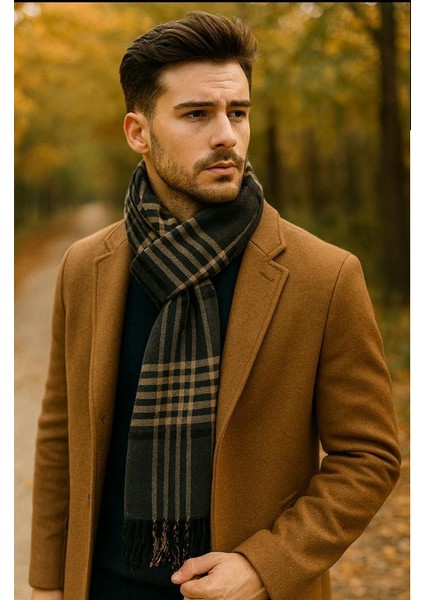 Erkek Pamuklu Yumuşak Dokulu Atkı