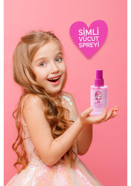 Lıttle Prıncess Beauty Pembe Shımmer Body Mıst 125 ml