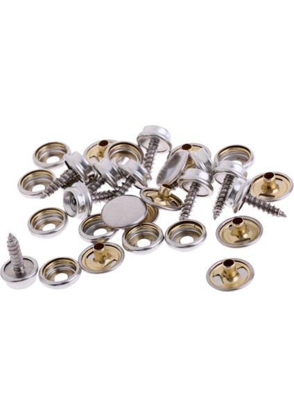 Tekne Kapağı/gölgelik Tespitleri - 10 Set Snap Fircener Paslanmaz Tuval Snaps Kit (Yurt Dışından)