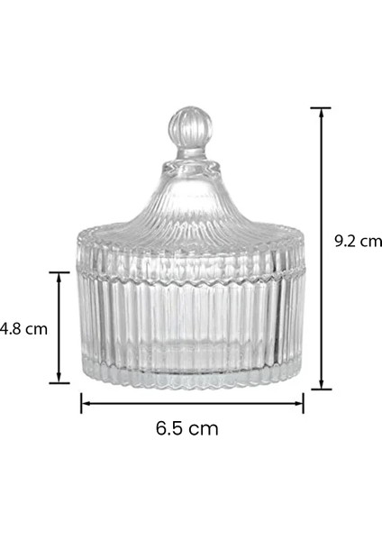 Tenty Mini Cam Şekerlik Lokumluk 6,5 cm modelleri