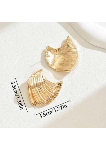 EH4753-5 Altın Dalgalı Kadın Küpeleri (Yurt Dışından) fiyatları