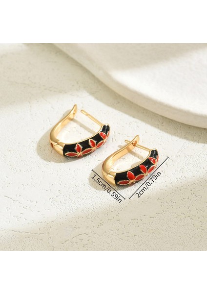 EH4979 Altın Vintage Saray Tarzı Çiçekli Kadın Küpeleri (Yurt Dışından) fiyatları