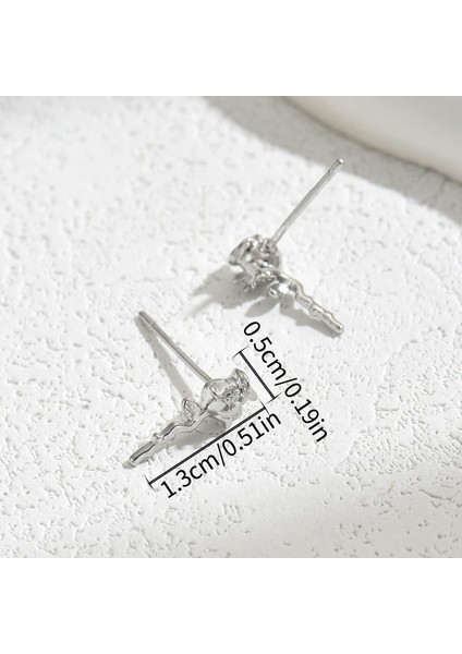 EH4584 Zirkon Taşlı Gümüş Çiçek Küpe (Yurt Dışından) fiyatları