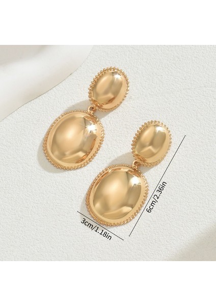 EH4739-4 Altın Küre Tasarım Kadın Küpeleri (Yurt Dışından) fiyatları