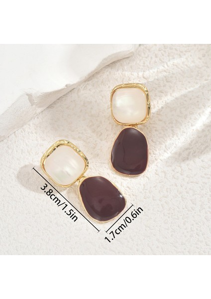 EHSF2760 Altın Geometrik Kadın Küpeleri (Yurt Dışından) fiyatları