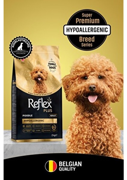 Poodle Yetişkin Köpek Maması 2 kg Tavuk Aromalı Hipoalerjenik Süper Premium modelleri