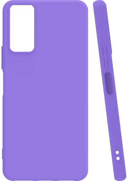 Galaxy A03S Kılıf Ata Biye Silikon-Lila