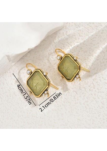 EH5037 Altın Sade Taşlı Kadın Küpesi (Yurt Dışından) fiyatları