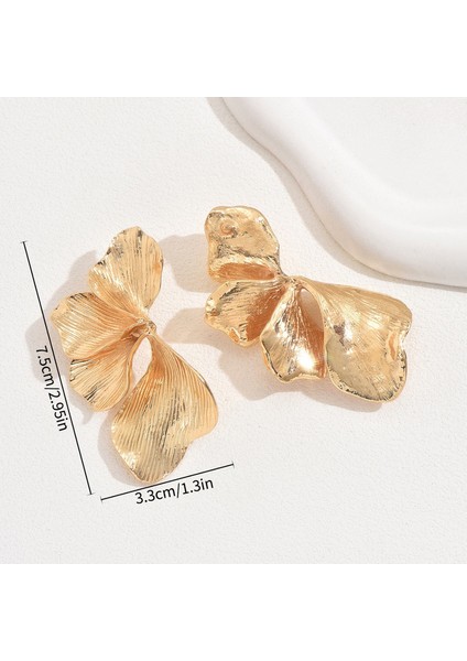 EH4757-4 Altın Sade Kadın Çiçek Küpe (Yurt Dışından) fiyatları