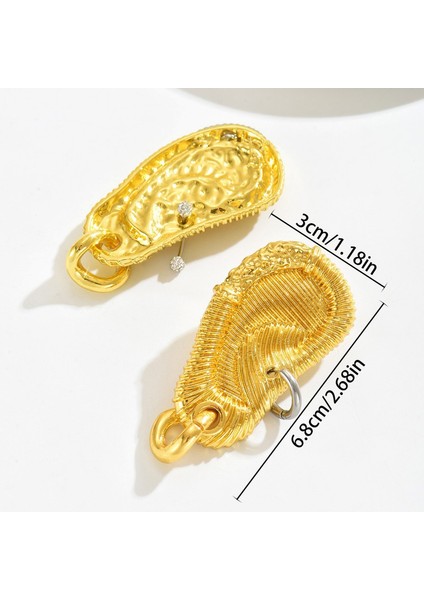 EH5071 Altın Avrupa ve Amerikan Tarzı Düzensiz Tasarım Kadın Küpeleri (Yurt Dışından) fiyatları