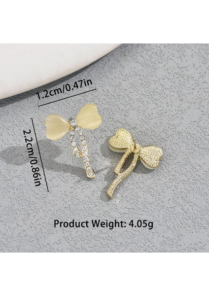 EH4665 Altın Fiyonk Işlemeli Zirkonyum Kadın Küpeleri (Yurt Dışından) fiyatları