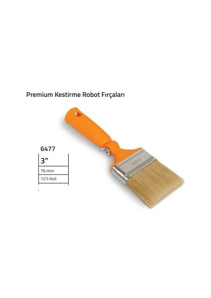 Kestirme Robot Fırça 3 No (76 Mm)