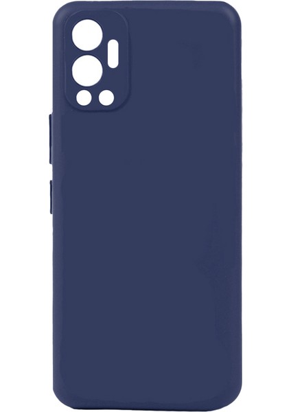 Infinix Hot 12 Kılıf Ata Biye Silikon-Lacivert