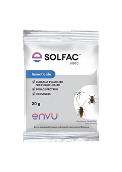 Solfac WP 10 Pire İlacı 50 gr Kalıcı Etki Özel Toz Formülü ile Zararlılara Karşı modelleri