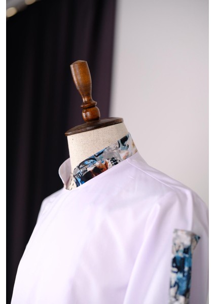 Aşçı Ceketi Ithal Kumaş Desenli Unisex Çıtçıtlı Uzun Kollu Chef Aşçı Mutfak Ceketi fiyatları