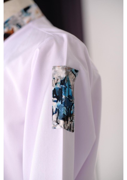 Aşçı Ceketi Ithal Kumaş Desenli Unisex Çıtçıtlı Uzun Kollu Chef Aşçı Mutfak Ceketi fırsatları