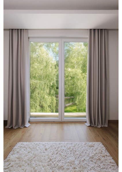 Lunet | 140X270 cm (2 Adet) Blackout Fon Perde