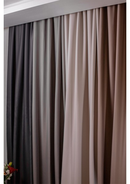 Lunet | 140X270 cm (2 Adet) Blackout Fon Perde modelleri