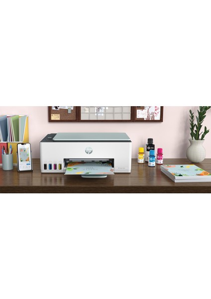 Smart Tank 582 Fotokopi + Tarayıcı + Wi-Fi + AirPrint Renkli Tanklı Yazıcı 4A8D6A