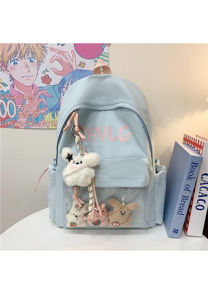 Yeni Okul Çantası Kadın Kore Baskı Küçük Taze Lise Üniversite Öğrencileri Sırt Çantası Kampüs Çift Rüzgar Sen Sistemi Basit Omuzlar Sırt Çantaları (Yurt Dışından)