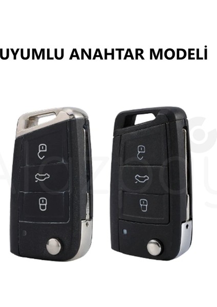 Volkswagen Polo Golf T-Roc T-Cross Passat Jetta Taigo Tiguan Parlak Tpu Anahtar Kılıfı (1 Adet) fiyatları