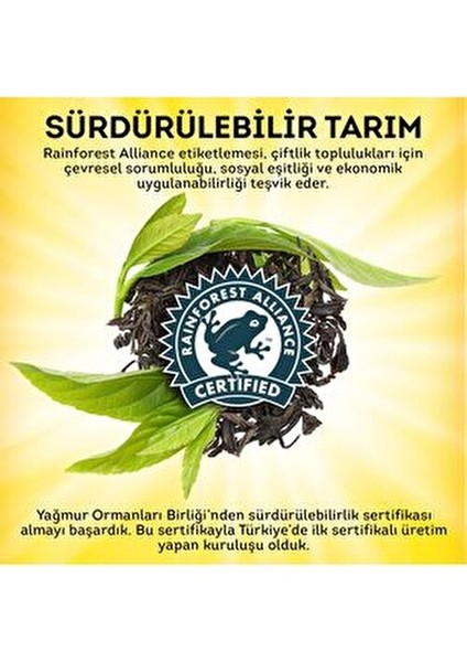 Yellow Label Dökme Çay 1000 gr Doğal Siyah Çay Aromasıyla Yumuşak İçim