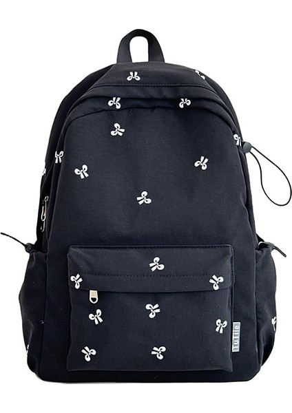 Yeni Yüksek Değerli Büyük Kapasiteli Ortaokul ve Lise Öğrencileri Kız Çanta Hafif Okul Çantası Moda Eğlence Omuz Sırt Bilgisayar Çantası (Yurt Dışından)