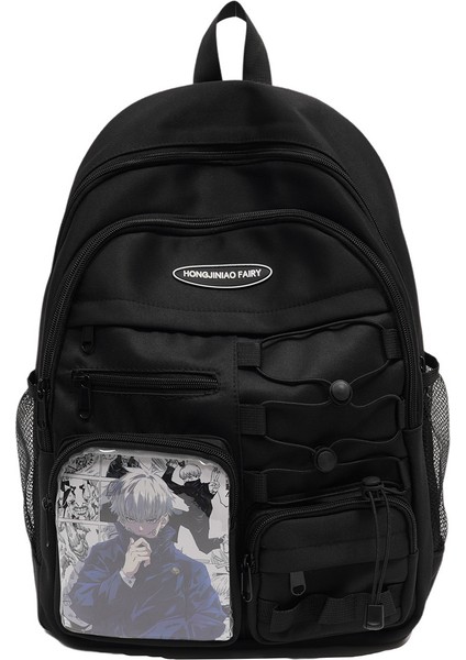 Yeni Japon Ins Rüzgar Taze Okul Çantası Tatlı Şeker Rengi Yay Sırt Çantası Genç Lise Öğrencileri Hafif Omuz Çantası (Yurt Dışından)