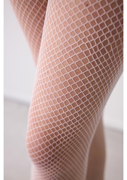 Beyaz File Külotlu Çorap modelleri