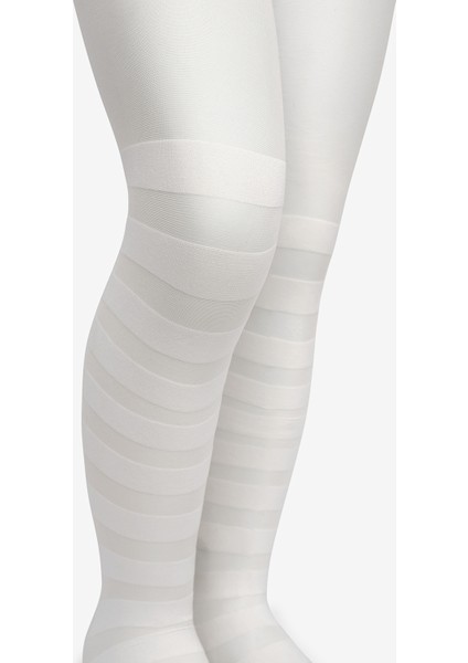 Pretty Stripe Külotlu Çorap