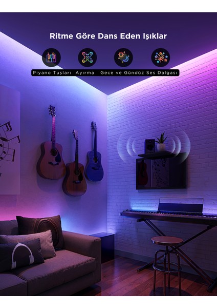 Rgbwwıc LED Şerit 2 Pro Uzatma Kiti 1 Metre - Adaptör Dahil Değildir - A61F10H1 fiyatları