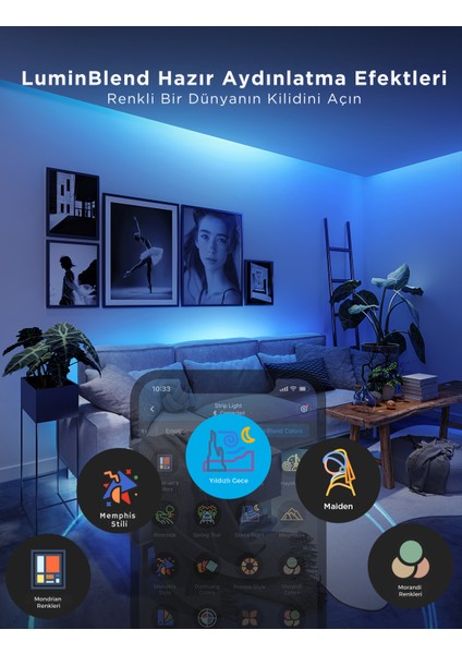 Rgbwwıc LED Şerit 2 Pro Uzatma Kiti 1 Metre - Adaptör Dahil Değildir - A61F10H1 indirimleri