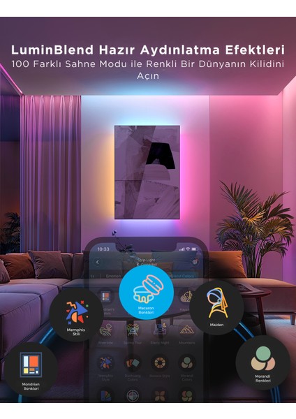 Rgbwwıc LED Şerit 2 Pro Uzatma Kiti 1 Metre - Adaptör Dahil Değildir - A61F10H1