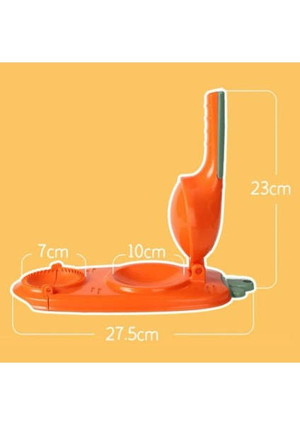 Buffer® Havuç Tasarımlı Şık Pratik Börek Mantı Hamuru Presleme Börek Yapma Kalıbı modelleri