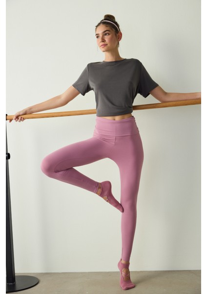 Antrasit Bisiklet Yaka Modal Tişört