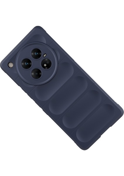 Infinix Zero 40 5g Kılıf Esnek Tpu Oyuklu Arka Yüzey Tasarımlı Ata Etnik Silikon Kapak - Lacivert fırsatları