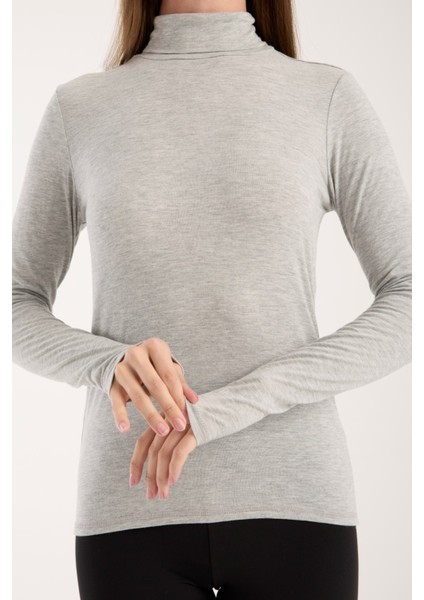 Kadın Balıkçı Yaka Ince Triko Bluz – Esnek ve Yumuşak Doku 3012 fırsatları