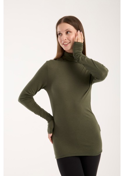 Kadın Balıkçı Yaka Ince Triko Bluz – Esnek ve Yumuşak Doku 3012