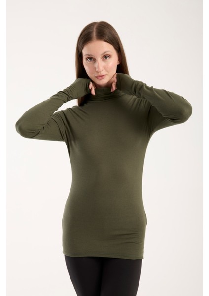Kadın Balıkçı Yaka Ince Triko Bluz – Esnek ve Yumuşak Doku 3012