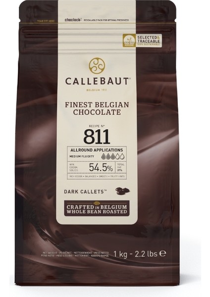 811 Bitter Drop Çikolata 1 kg