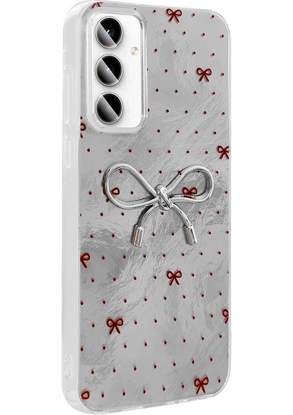 Galaxy A55 Kılıf Kamera Korumalı Figürlü Ata Ponti Silikon Kapak - Beyaz indirimleri