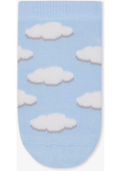 Kız Çocuk Cloud Çok Renkli 4lü Patik Çorap