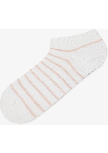 5 Çift Pamuklu Karışık Desenli Patik Çorap indirimleri