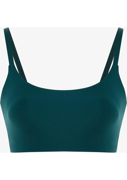 Koyu Yeşil Hafif Destek Spor Sütyeni