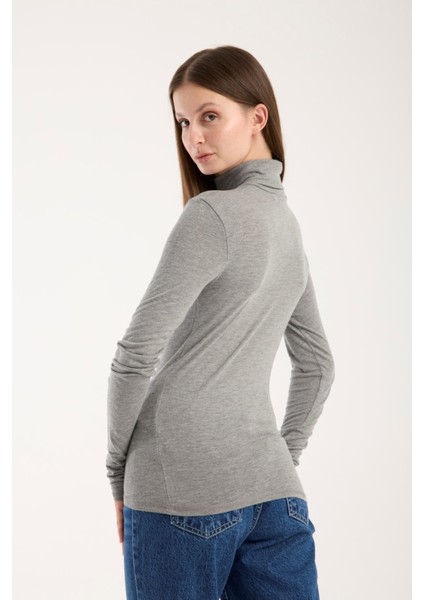 Kadın Balıkçı Yaka Ince Triko Bluz – Esnek ve Yumuşak Doku 3012 fiyatları