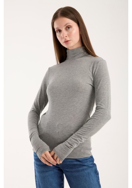 Kadın Balıkçı Yaka Ince Triko Bluz – Esnek ve Yumuşak Doku 3012 indirimleri