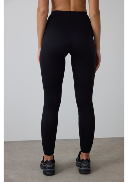 Siyah Ekstra Yüksek Bel Miracle Siluet Tayt