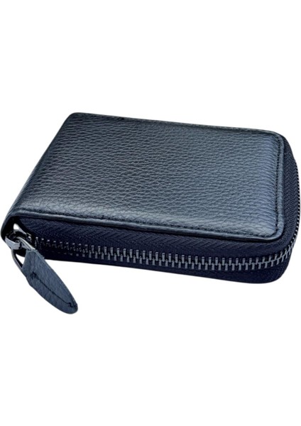 Yatay Floter Siyah %100 Hakiki Deri Fermuarlı Cüzdan fiyatları